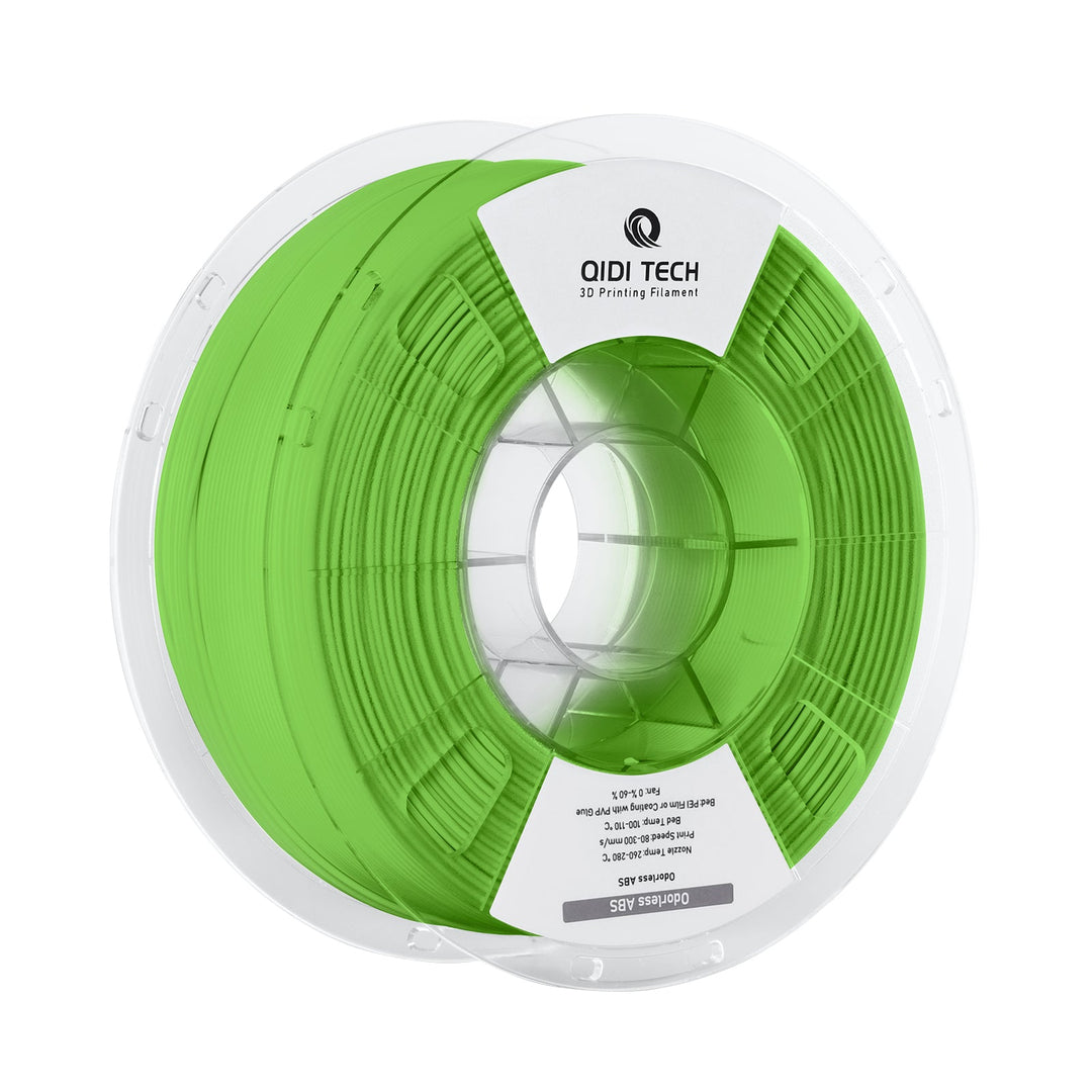 Green QIDI Odorless ABS 3D printer filament
