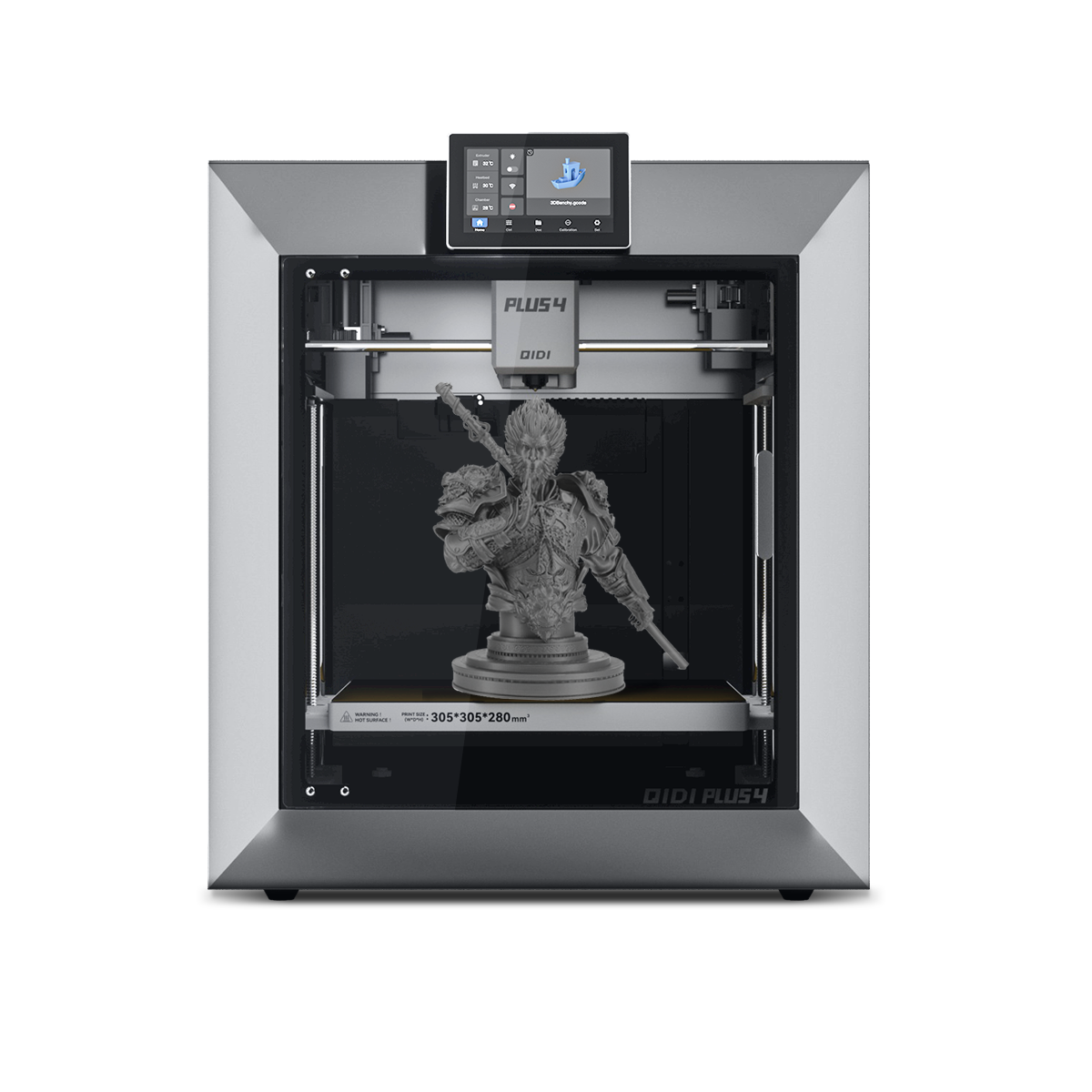 QIDI Plus4 3D Printer printing a detailed model