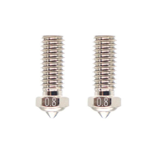 QIDI 3D printer 0.8mm copper plated nozzles (2pcs)
