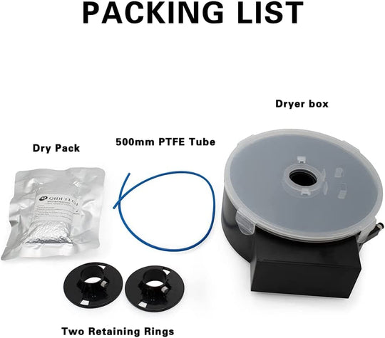 QIDI Filament Dryer Box Packing List