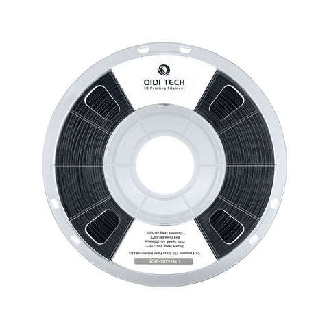 ABS-GF25 Filament - ABS-GF25 Black HEX Code #000000