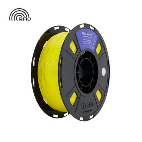 PETG Rapido - 1 Kg / Yellow HEX Code #FCE300