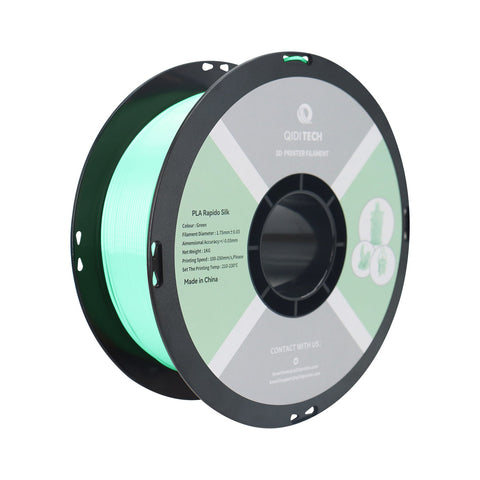 PLA Silk Filament - 1kg / CA / Green HEX Code #BDF2E0