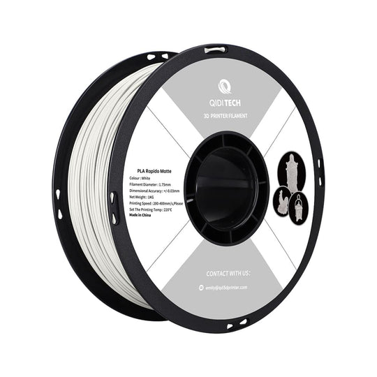 QIDI PLA Rapido Matte Filament White
