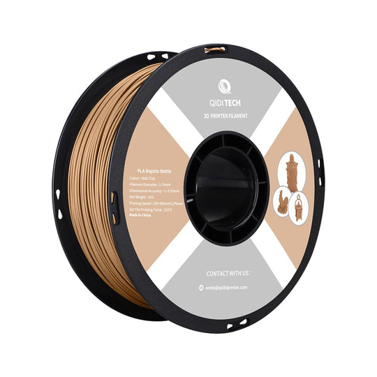 QIDI PLA Rapido Matte Filament - Matt Clay