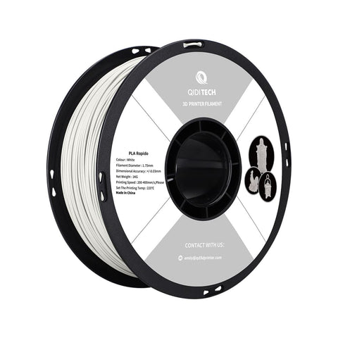 PLA Rapido Filament - White HEX Code #FFFFFF