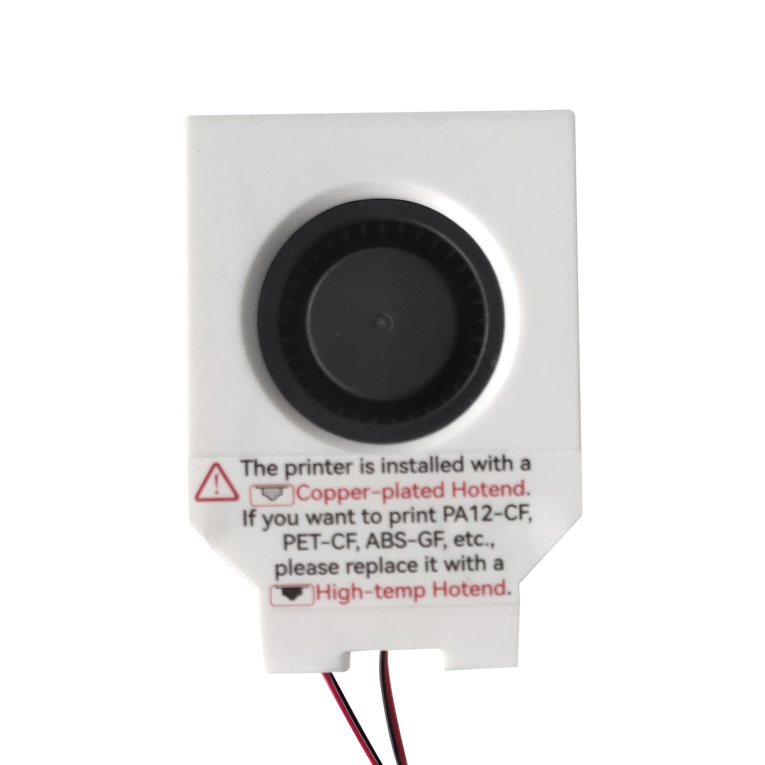 X-Plus3/ X-Smart3 Printhead Cover with fan and warning label