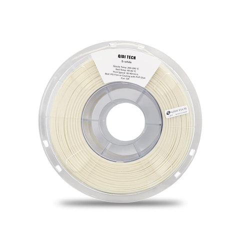 S-White Support Filament - White HEX Code #FFFFFF