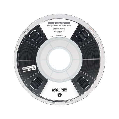 UltraPA-CF25(PPA-CF25) Filament - Black HEX Code #000000
